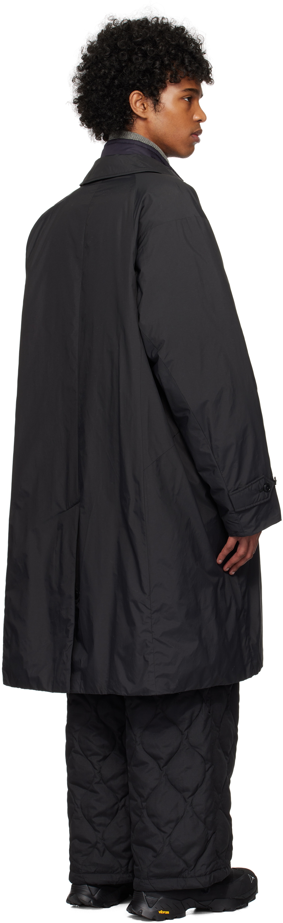 NANGA Black Bal Collar Down Jacket Nanga