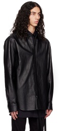 Ann Demeulemeester Black Joeri Leather Jacket