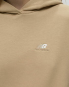 New Balance Athletics French Terry Oversized Hoodie Beige - Womens - Hoodies