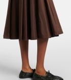 Prada Re-Nylon pleated midi skirt