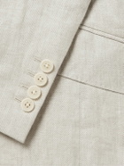 Kingsman - Double-Breasted Linen Blazer - Neutrals