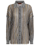 Missoni Metallic-knit shirt