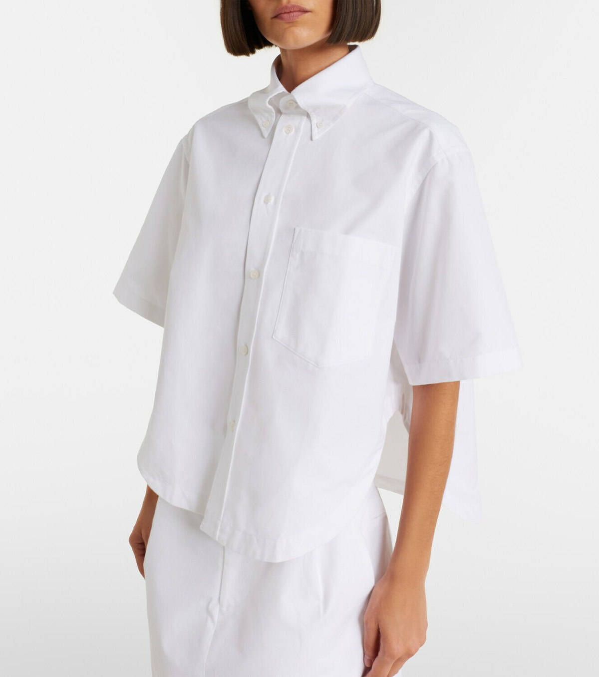 Victoria Beckham Oversized cotton shirt