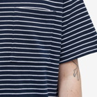 FrizmWORKS Men's Space Stripe T-Shirt in Navy/Ivory