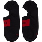 Hugo Two-Pack Black Logo Socks
