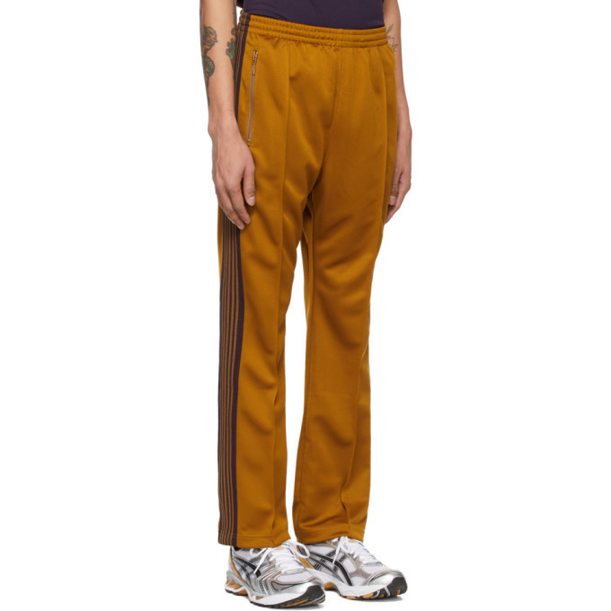 Needles Orange Smooth Narrow Track Lounge Pants Needles