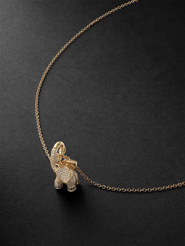 Photo: OLE LYNGGAARD COPENHAGEN - Elephant Gold Diamond Necklace