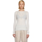 Rick Owens Off-White Tower Rib LS T-shirt