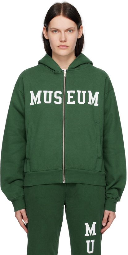 Photo: Museum of Peace & Quiet Green Varsity Hoodie