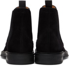 Officine Creative Black Suede Chelsea Boots