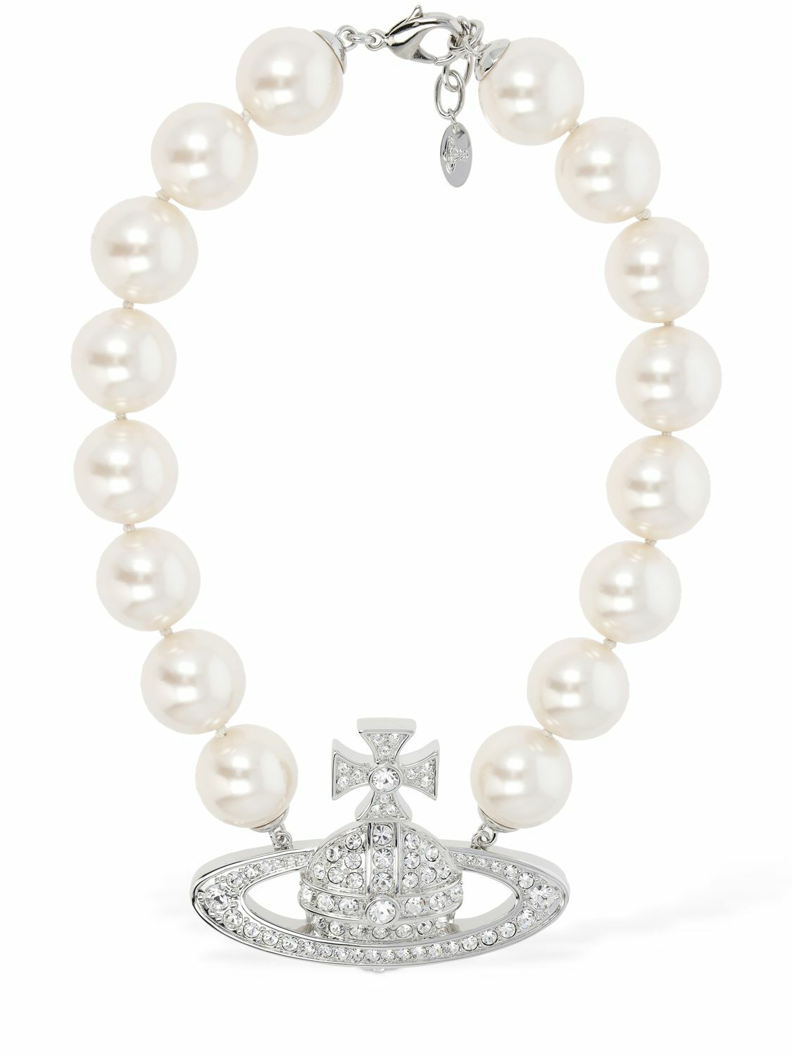 VIVIENNE WESTWOOD Neysa Imitation Pearl Collar Necklace Vivienne