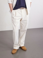 VINNY's - Boatman Suede Boat Shoes - Neutrals