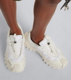 Moncler Trailgrip Puffer leather-trimmed sneakers
