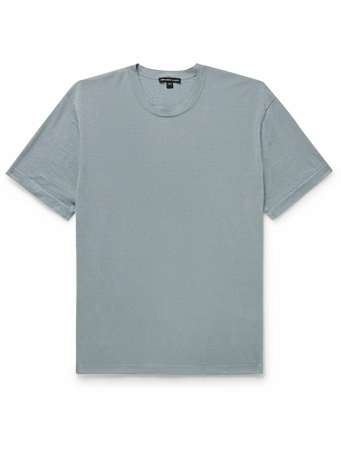 James Perse - Linen-Blend Jersey T-Shirt - Blue James Perse