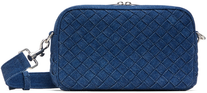 Photo: Bottega Veneta Indigo Small Intreccio Bag