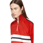 Harmony Red Sidonie Zip-Up Sweater