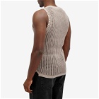 Represent Men's Washed Knitted Vest in Dawn