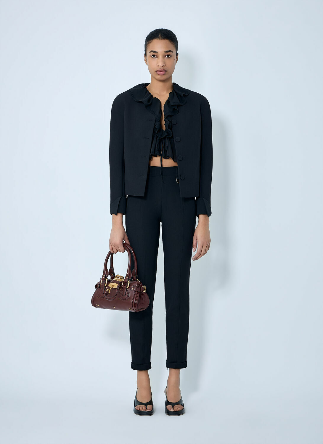 Chloé Collarless Fitted Jacket