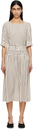 Caro Editions Off-White Bjorg Midi Dress