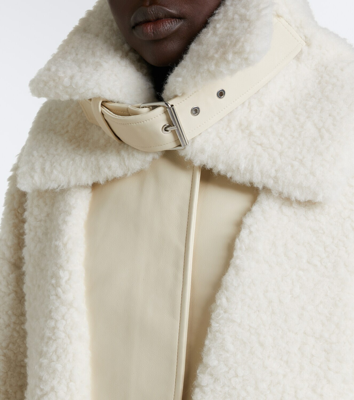Sportmax Teddy-trimmed jacket