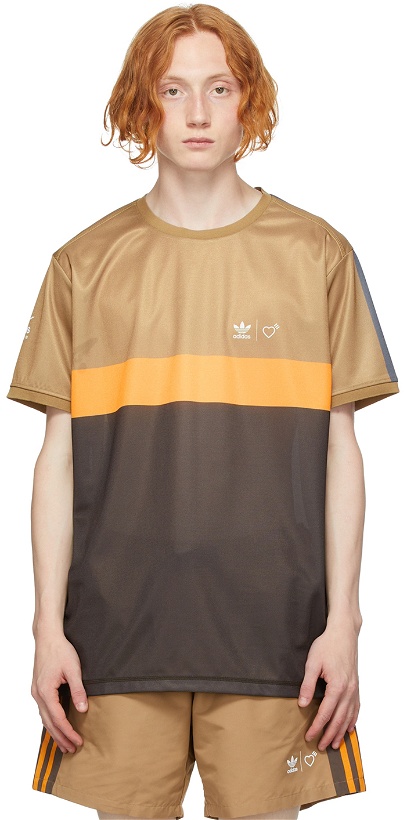Photo: adidas x Human Made Brown Graphic T-Shirt