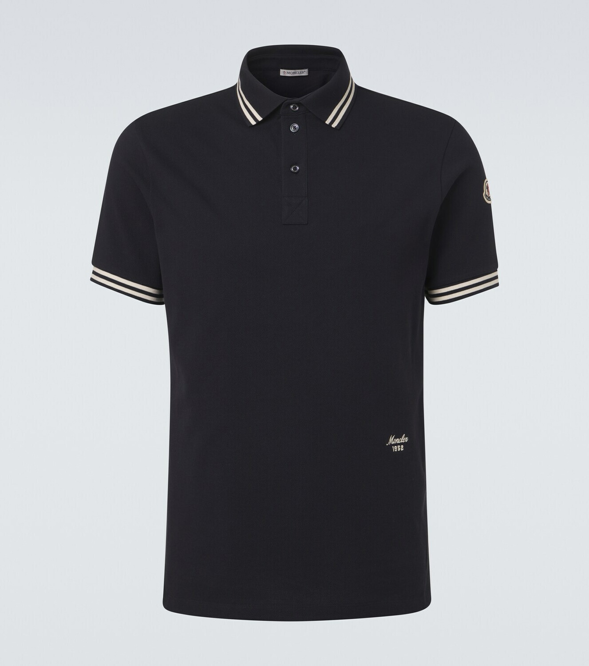 Moncler Cotton piqué polo shirt