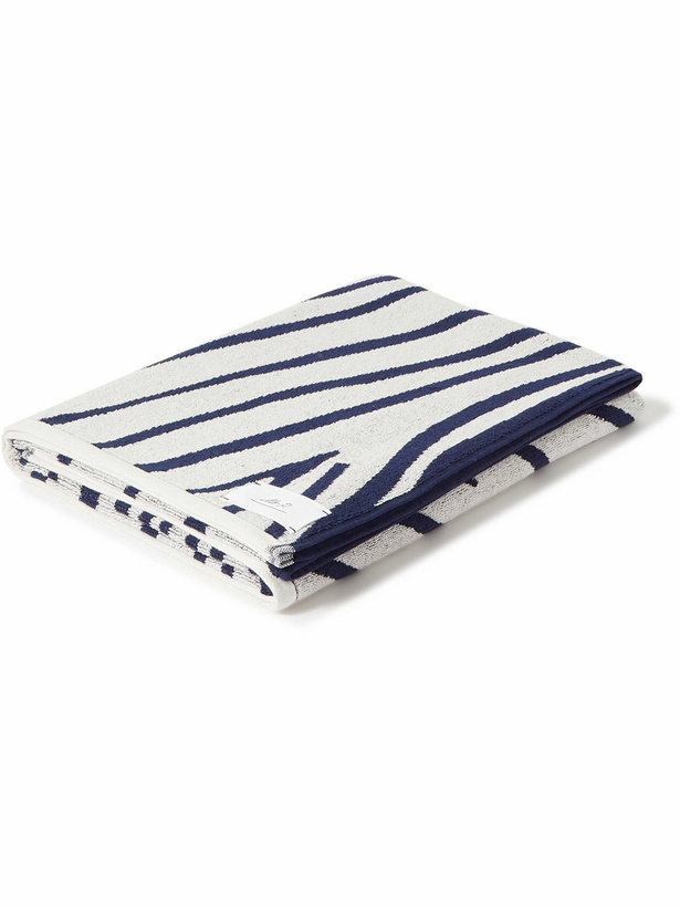 Photo: Mr P. - Breton Cotton-Terry Jacquard Beach Towel