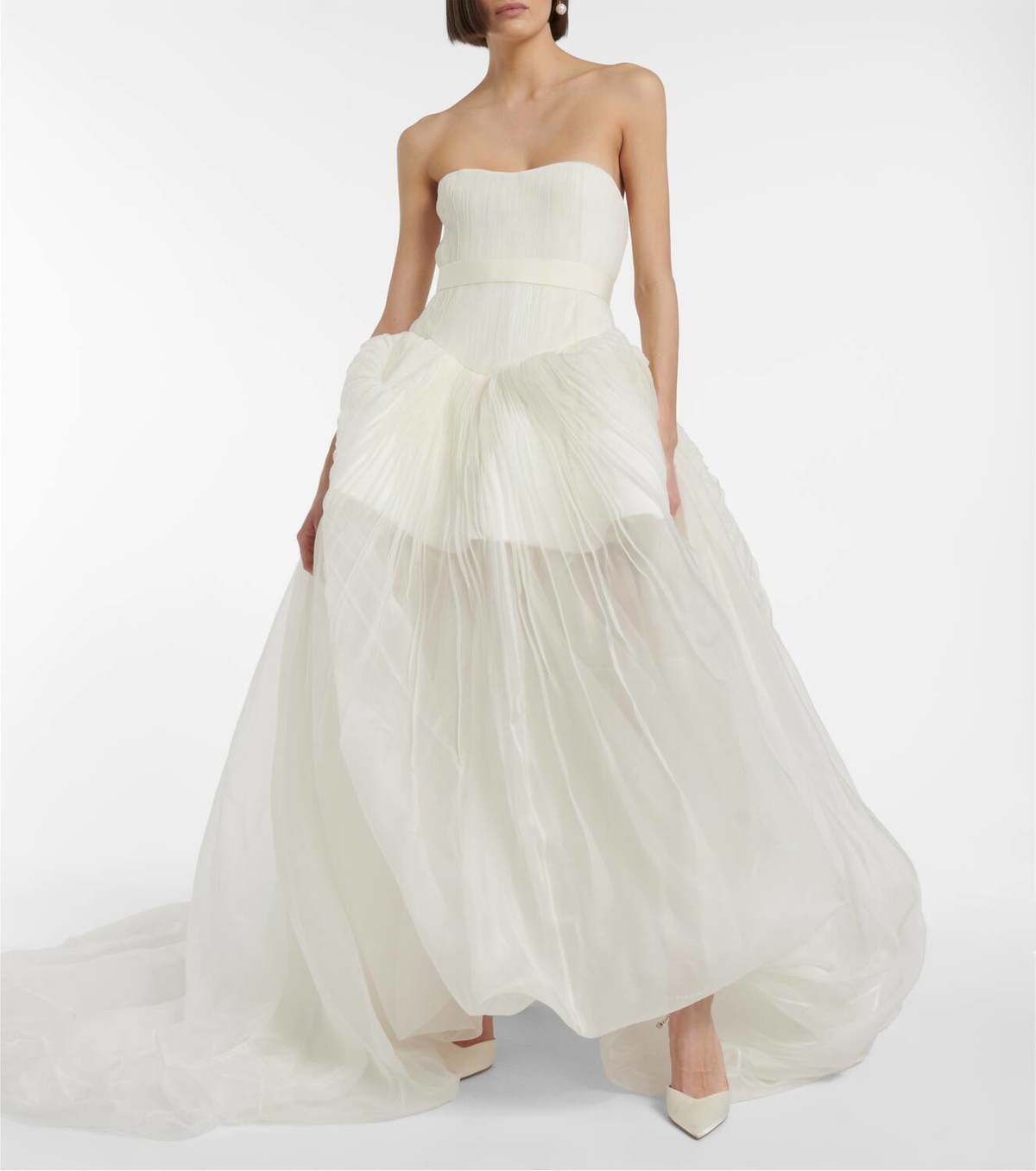 Danielle Frankel Bridal Emory silk organza gown