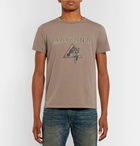 Remi Relief - Printed Cotton-Jersey T-Shirt - Men - Brown