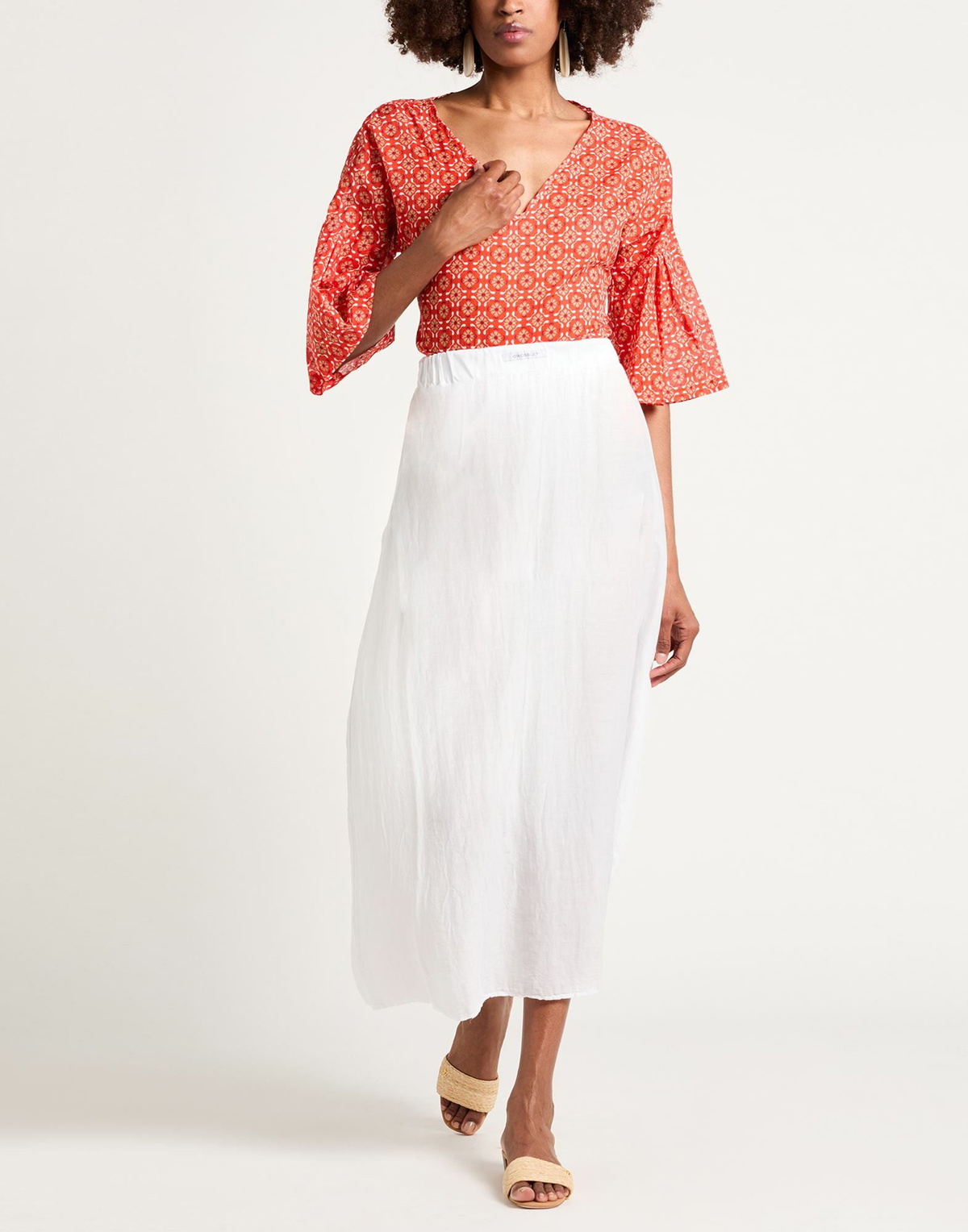 Crossley Womens Maxi skirt in White