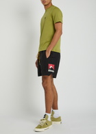 Rhude Moonlight Print Nylon Shorts Black