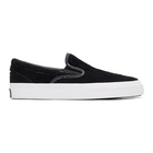 Converse Black Suede One Star CC Slip-On Sneaker