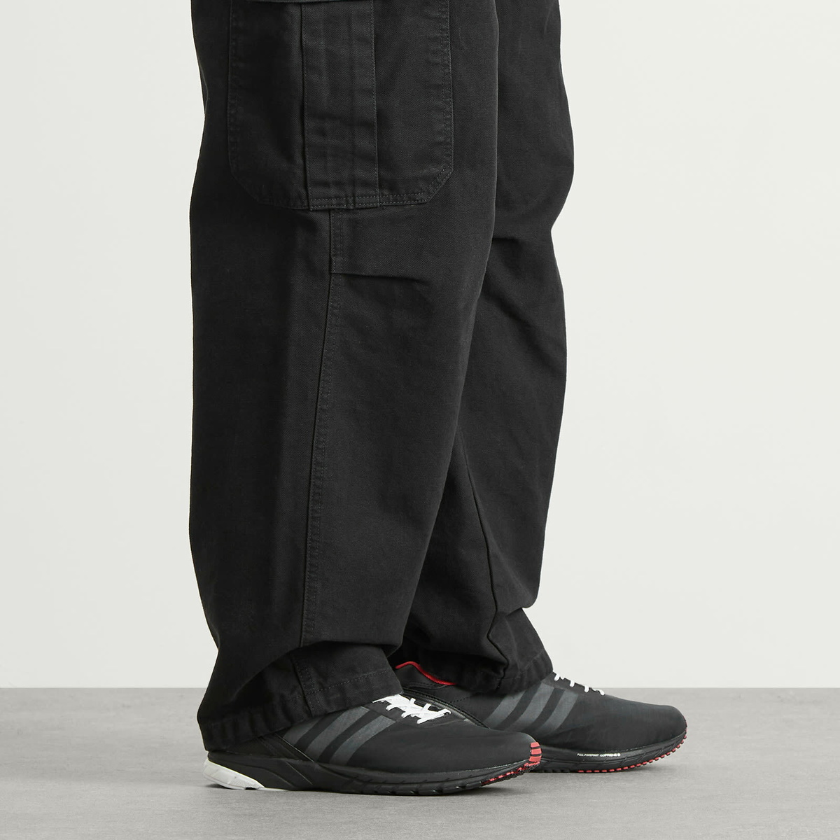 Adidas Adizero Adios OG Sneaker in Core Black/Ftwr White/Bright Red