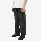 Patta Men's Garment Dye Nylon Tactical Pants in Pirate Black