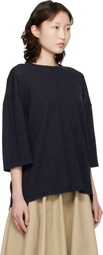 Cordera Gray Merino Wool Oversized T-shirt
