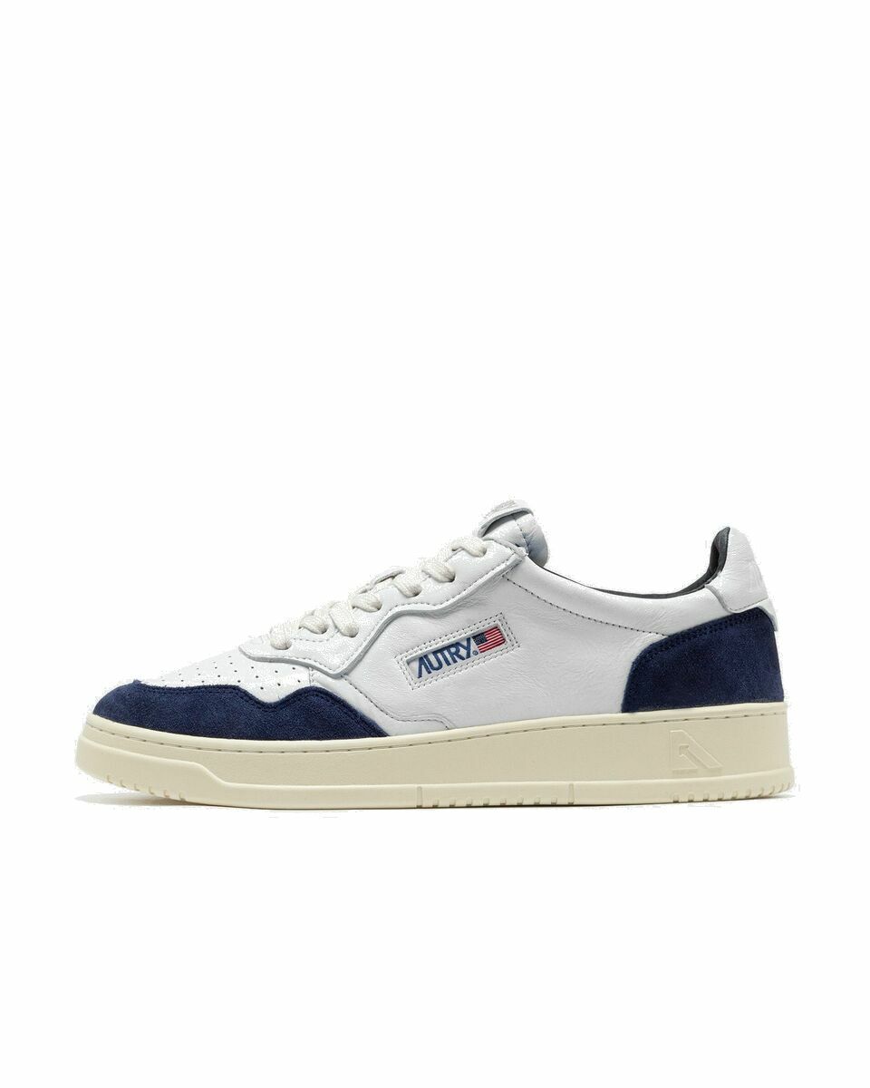 Photo: Autry Action Shoes Medalist Low Blue/White - Mens - Lowtop