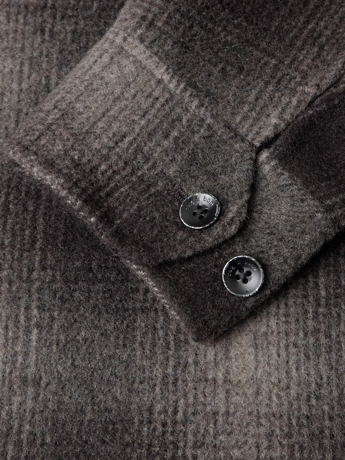 Rag & Bone - Austin Checked Wool-Blend Shirt Jacket - Brown