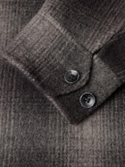 Rag & Bone - Austin Checked Wool-Blend Shirt Jacket - Brown