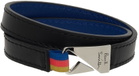Paul Smith Black Leather Hook Bracelet