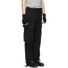 Song for the Mute Black Elasticized Cargo Pants