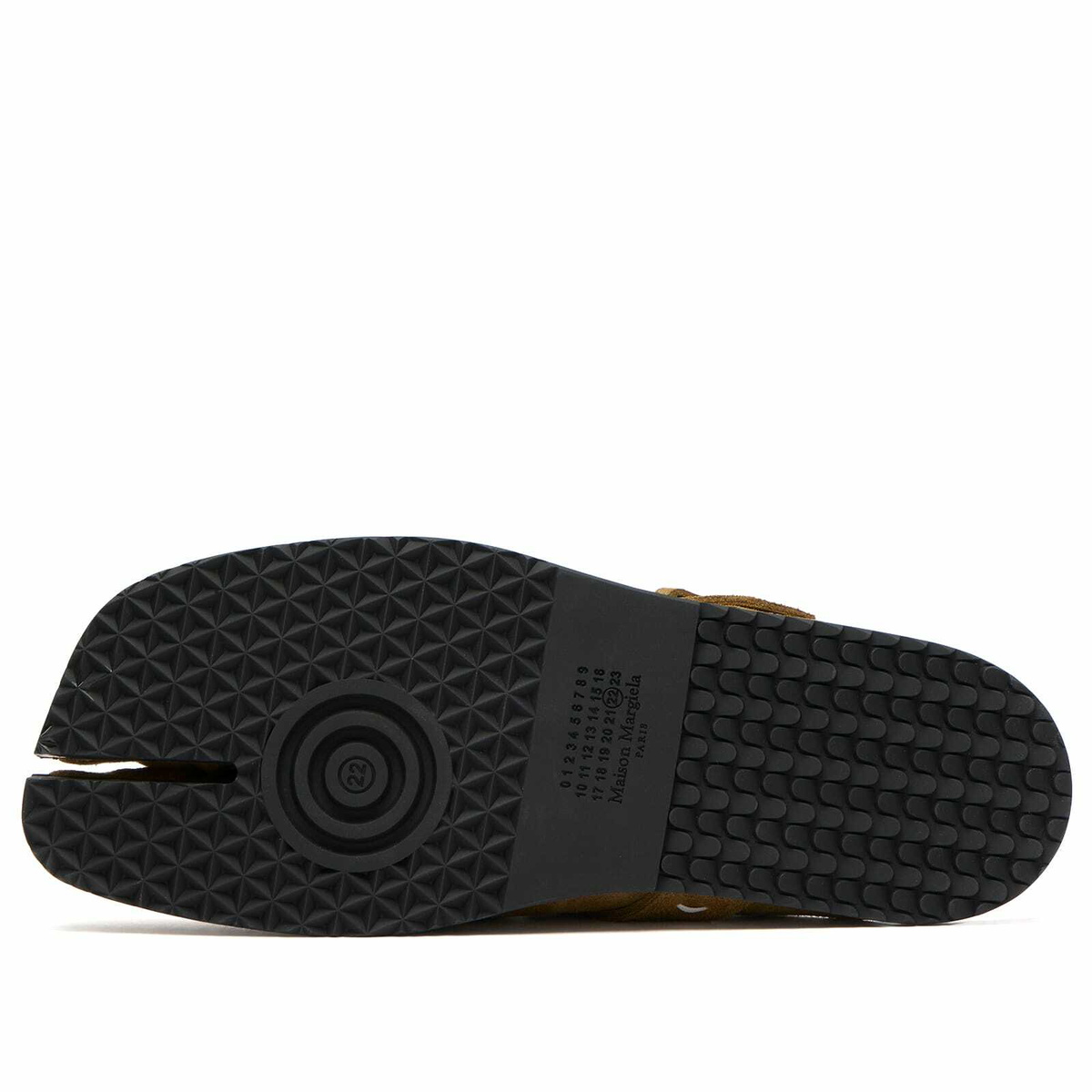 Maison Margiela Men's Tabi Anatomic Mules in Breen