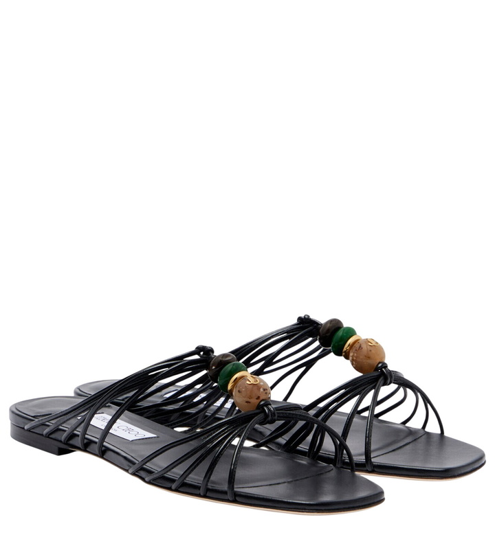 Photo: Jimmy Choo Lova embellished leather mules