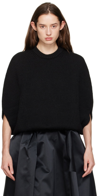 Photo: Comme des Garçons Black Crewneck Sweater