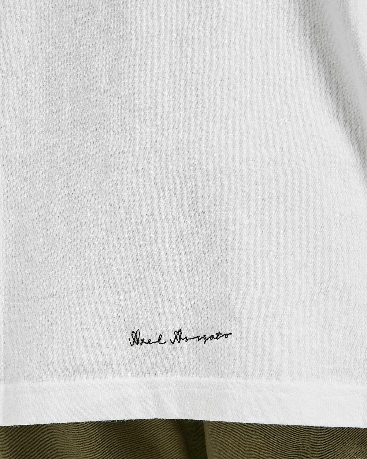 Axel Arigato Flow Tee White Mens Shortsleefe