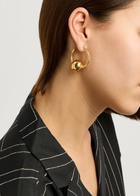 Joanna Laura Constantine Orbs 18kt Gold-plated Hoop Earrings - One Size