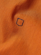 Massimo Alba - Genova Striped Cotton-Poplin Shirt - Orange