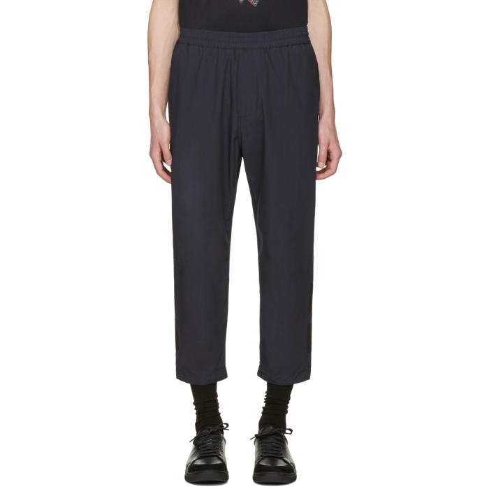 Photo: Markus Lupfer Black Panelled Trousers