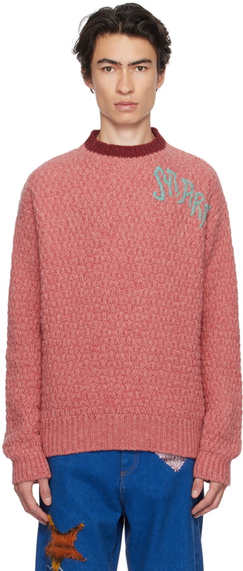 Photo: Marni Red Embroidered Sweater