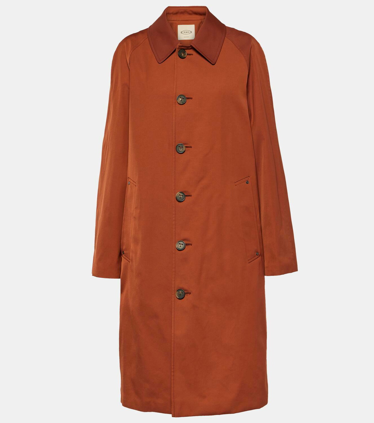 Tod's Oversized cotton-blend raincoat