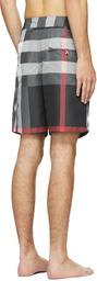 Burberry Grey Check Swim Shorts